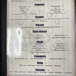 Carbo's Seafoood - Menu pg1