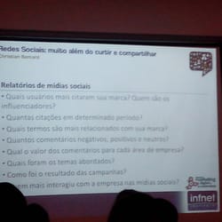 Infnet - Palestra sobre mídias sociais no Infnet
