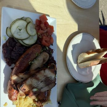 Von Trapp Brewing Bierhall Restaurant - Three sausages - Austrian Near Me - Stowe, Vermont Von Trapp Brewing Bierhall Restaurant - Three sausages - Austrian Near Me - Stowe, Vermont