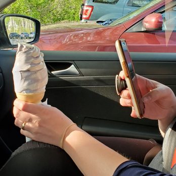 Kellys Snack Shack - a woman eating an ice cream cone - Ice Cream & Frozen Yogurt Near Me - Wallingford, Vermont Kellys Snack Shack - a woman eating an ice cream cone - Ice Cream & Frozen Yogurt Near Me - Wallingford, Vermont