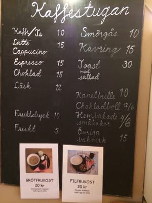 Menu photo 1 Kaffestugan Stockholm, AB Menu photo 1 Kaffestugan Stockholm, AB