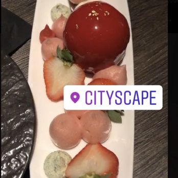 Cityscape - Pretty pink dessert - Cocktail Bars Near Me - San Francisco, California