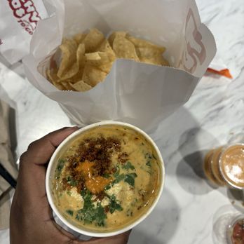 Torchy's Tacos - Hillbilly Queso & Chips - Tex-Mex Near Me - Arlington, Texas Torchy's Tacos - Hillbilly Queso & Chips - Tex-Mex Near Me - Arlington, Texas