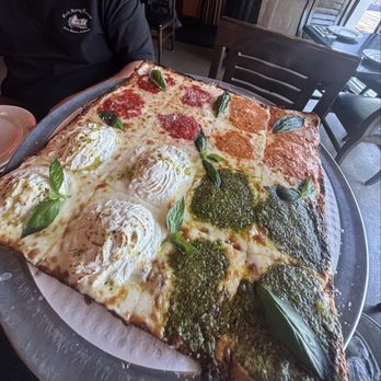 Ungaro Coal Fired Pizza Cafe - Delicious thin crust Sicilian with 4 options. 10 out of 10! - Pizza Near Me - Staten Island, New York Ungaro Coal Fired Pizza Cafe - Delicious thin crust Sicilian with 4 options. 10 out of 10! - Pizza Near Me - Staten Island, New York