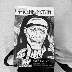 Matawan-Aberdeen Public Library - Horrified by what he has done, Frankenstein runs away.