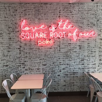 Square Root Poké - Inside is slick and new - Poke Near Me - Katy, Texas Square Root Poké - Inside is slick and new - Poke Near Me - Katy, Texas