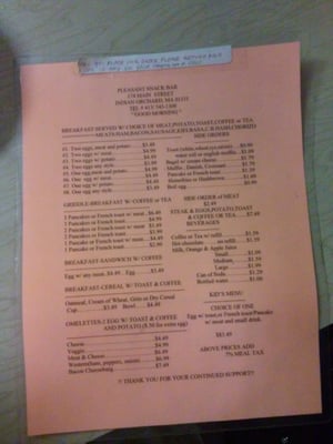 Menu photo 3 Pleasant Snack Bar Springfield, MA