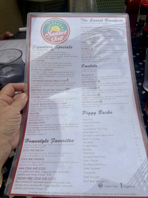 Menu photo 2 Sunset Grill Fredericksburg, TX