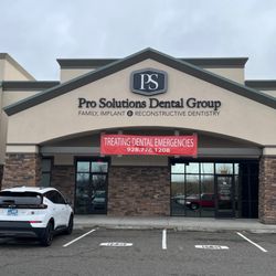 Pro Solutions Dental Group - The front of our office in the Fry's shopping center.
