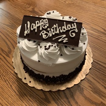 Luca Pastry - 9 inch Cannoli Cake, added Happy Birthday. It's written in frosting on a chocolate bar and propped up by a mini cannoli. - Bakeries Near Me - Canton, Michigan Luca Pastry - 9 inch Cannoli Cake, added Happy Birthday. It's written in frosting on a chocolate bar and propped up by a mini cannoli. - Bakeries Near Me - Canton, Michigan