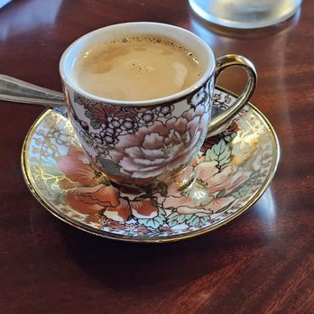 Habana Con B - Cortadito in a beautiful cup. - Desserts Near Me - Miami, Florida Habana Con B - Cortadito in a beautiful cup. - Desserts Near Me - Miami, Florida