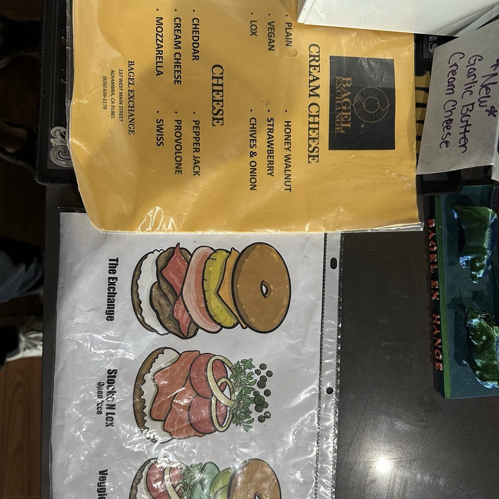 Bagel Exchange - Menu - Coffee & Tea Near Me - Alhambra, California Bagel Exchange - Menu - Coffee & Tea Near Me - Alhambra, California