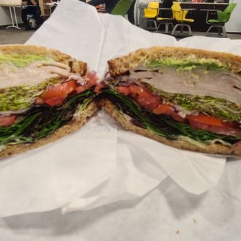 Beanery - Cross cut of one of the best Avocado Turkey sammies I've had - Coffee & Tea Near Me - Alameda, California