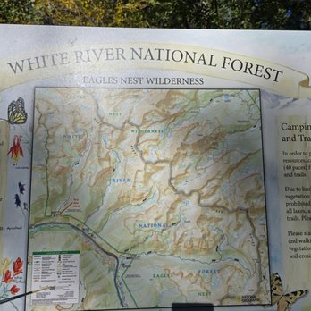 booth lake trail - Lots of hidden gems - A topographical map of White River National Forest and Eagles Nest Wilderness in Colorado, showing trails, rivers, and wilderness areas. - Hiking Near Me - Vail, Colorado