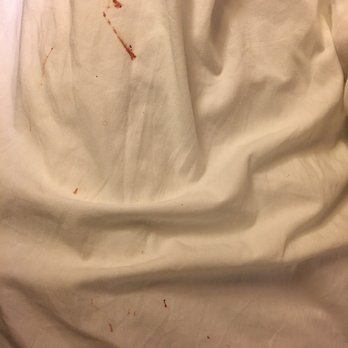 Courtyard by Marriott Milwaukee Downtown - ~Blood that we found on our sheets. We talked to the Gen Mgr Barb who gave us a room credit however, we would have preferred CLEAN sheets! - Hotels Near Me - Milwaukee, Wisconsin