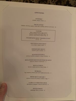 Menu photo 2 Splendido At The Chateau Beaver Creek, CO
