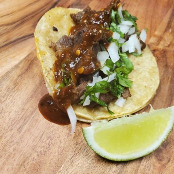 Tacos Micho - Asada with salsa roja - Caterers Near Me Tacos Micho - Asada with salsa roja - Caterers Near Me
