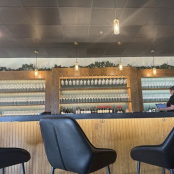 Cork2Glass Wine Bar & Retailer - Bar area. Beautiful and fully stocked! - Wine Bars Near Me - Cedar Park, Texas