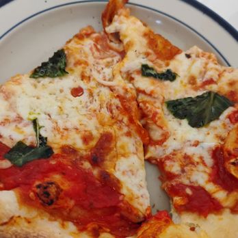 Warrior New York Pizza - Soggy crust and cheese is a mess on this margarita pizza - Pizza Near Me - Rodeo, California Warrior New York Pizza - Soggy crust and cheese is a mess on this margarita pizza - Pizza Near Me - Rodeo, California