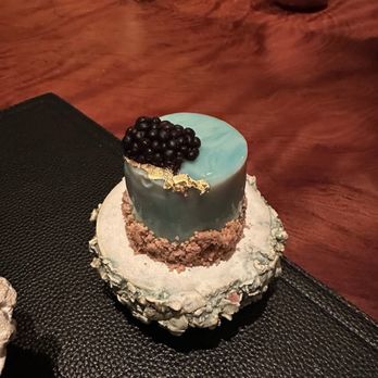 Aubergine - Mini birthday cake - New American Near Me - Carmel, California Aubergine - Mini birthday cake - New American Near Me - Carmel, California