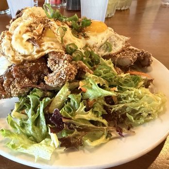 Egghead Cafe - Thai fried pork chop plate - Coffee & Tea Near Me - Honolulu, Hawaii