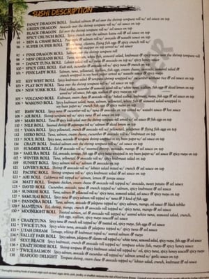 Menu photo 6 Sushi Monster West Valley City, UT