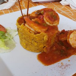 Tsunami Beach Burger and Fish - Mofongo with shrimp