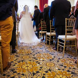 Beautiful gold chiavari chairs!