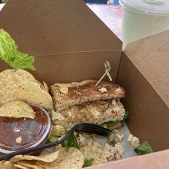 Papa Kwans - Tiki Tuna Salad Sandwich - Breakfast & Brunch Near Me - Juno Beach, Florida Papa Kwans - Tiki Tuna Salad Sandwich - Breakfast & Brunch Near Me - Juno Beach, Florida