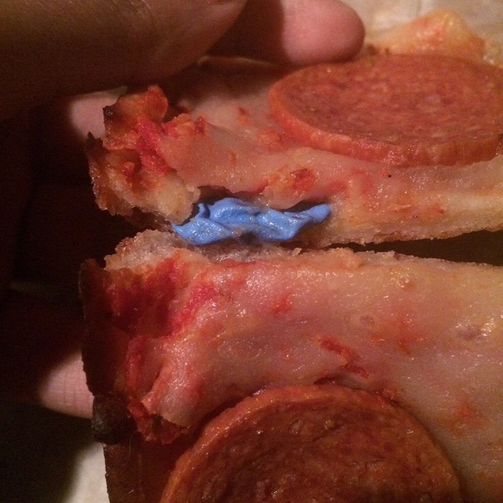 Ledo Pizza - The object a manager later admitted was gum - Pizza Near Me - Waldorf, Maryland Ledo Pizza - The object a manager later admitted was gum - Pizza Near Me - Waldorf, Maryland