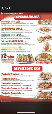 Menu photo 4 Mr Sushi Fresno, CA Menu photo 4 Mr Sushi Fresno, CA