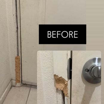 JW Builders - Our dog ripped the trim but thankfully, Jesse was able to remove this broken piece and get new trim on that looks perfect! - Carpenters Near Me