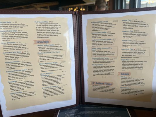 Menu photo 4 Homestead Cafe Albuquerque, NM