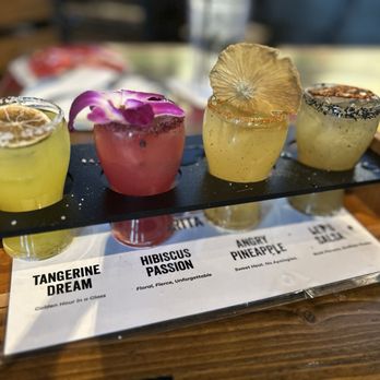 Nacho Daddy - Margarita Flight - New American Near Me - Las Vegas, Nevada