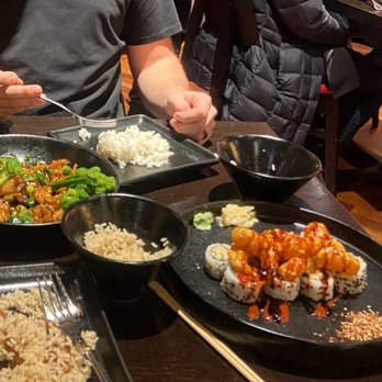 P.F. Chang's - Dynamite rolls Mongolian Trio Steak Shrimp Chicken - Chinese Near Me - Tigard, Oregon P.F. Chang's - Dynamite rolls Mongolian Trio Steak Shrimp Chicken - Chinese Near Me - Tigard, Oregon