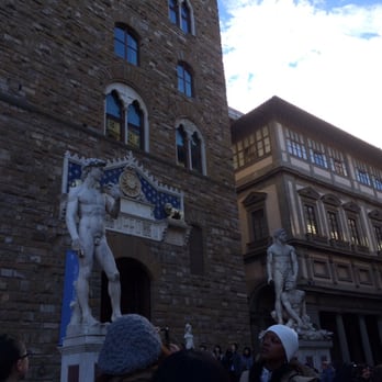 Palazzo Vecchio - A copy of Michelangelo's David stands outside where it was originally erected in 1504. - Museums Near Me - Florence, FI