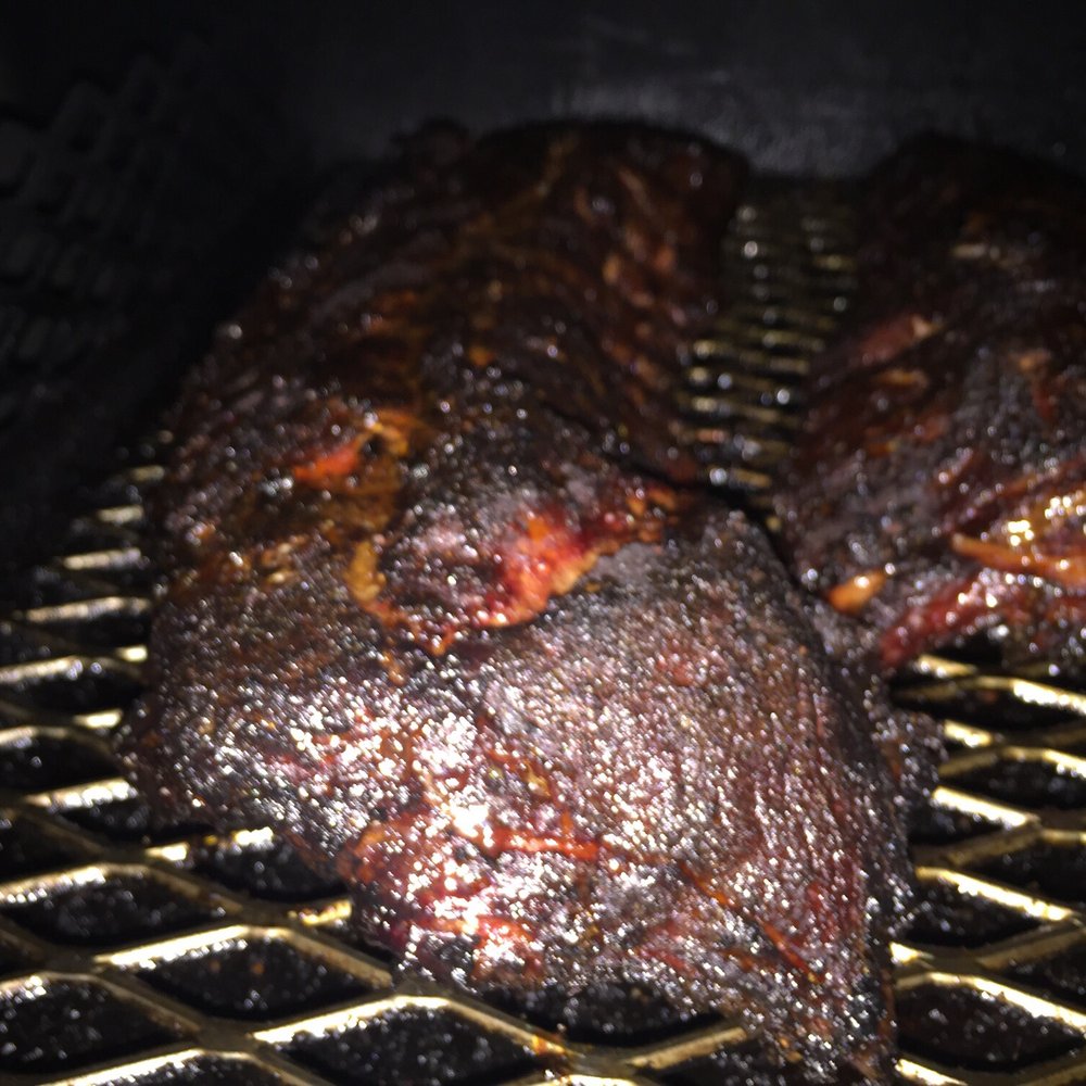 It's the Pit's Barbeque - the meat being cooked - Barbeque Near Me - Beverly, Massachusetts