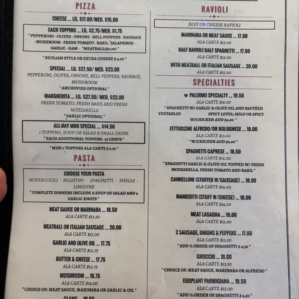 Palermo No 2 Italian Restaurant - Menu - Italian Near Me - Covina, California Palermo No 2 Italian Restaurant - Menu - Italian Near Me - Covina, California