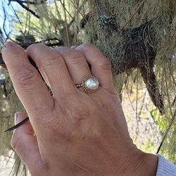 Mendocino Jewelry Studio - In love with my ring! Pear for 30 yrs anniversary!