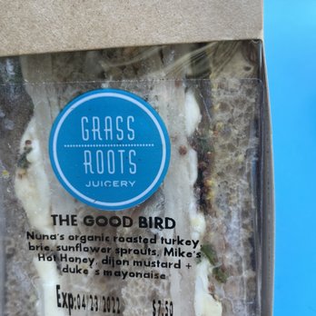Grass Roots Juicery - Turkey brie sandwich. - Juice Bars & Smoothies Near Me - Brooklyn, New York Grass Roots Juicery - Turkey brie sandwich. - Juice Bars & Smoothies Near Me - Brooklyn, New York