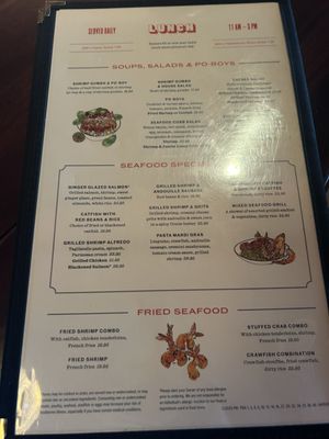 Menu photo 1 Pappadeaux Seafood Kitchen Houston, TX Menu photo 1 Pappadeaux Seafood Kitchen Houston, TX