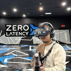 Zero Latency - Candid pose in Zero Latency Irving.