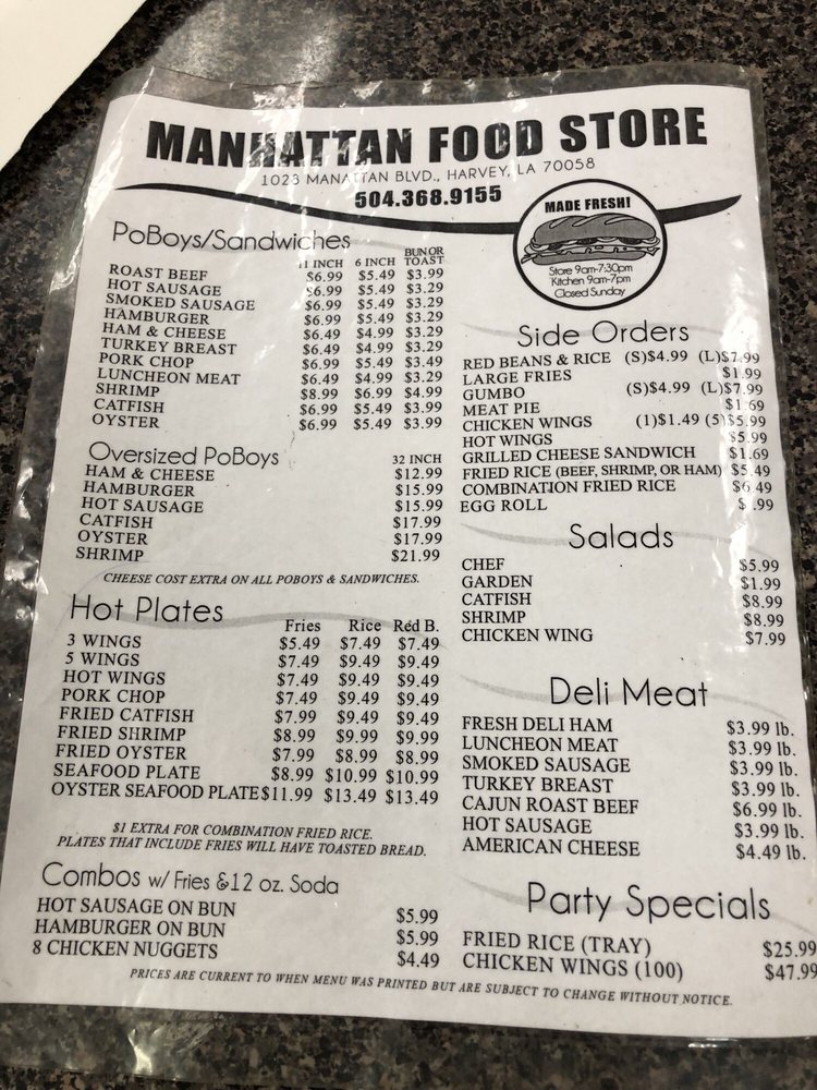 Manhattan Food Store Logo