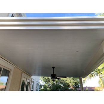 Quality First Patio Covers - Another view with fan and led lights - Patio Coverings Near Me Quality First Patio Covers - Another view with fan and led lights - Patio Coverings Near Me