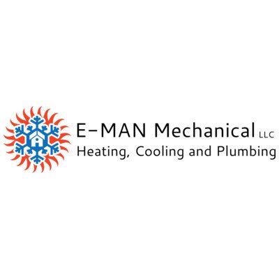 E-MAN Mechanical Heating, Cooling and Plumbing Logo