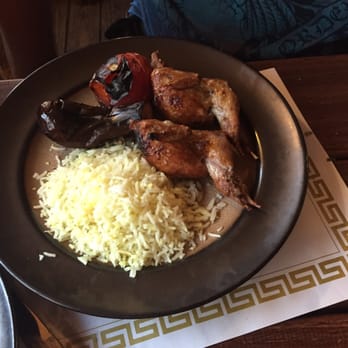 Village Cafe - Quail with rice - Cafes Near Me - Brooklyn, New York
