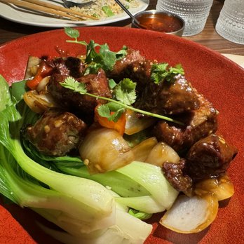 Red Pine - Another dish beautifully presented Pepper Steak. Excellent quality beef. But unusual spice and it was just ok - Chinese Near Me - Boca Raton, Florida