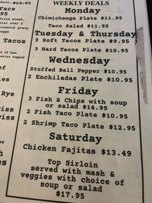 Menu photo 1 Earl's Castle Bullhead City, AZ Menu photo 1 Earl's Castle Bullhead City, AZ