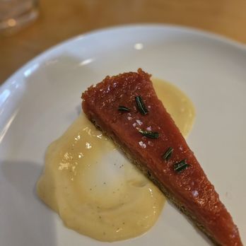 Mink - Blood orange tart - Seafood Near Me - Detroit, Michigan Mink - Blood orange tart - Seafood Near Me - Detroit, Michigan