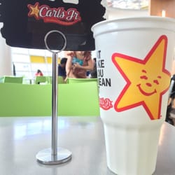 Carl's Jr - Waiting for food at the SJU Carl's Jr. I'm as shocked as you are.